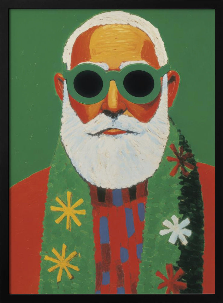 Zonnige Kerstman-stijl | Poster