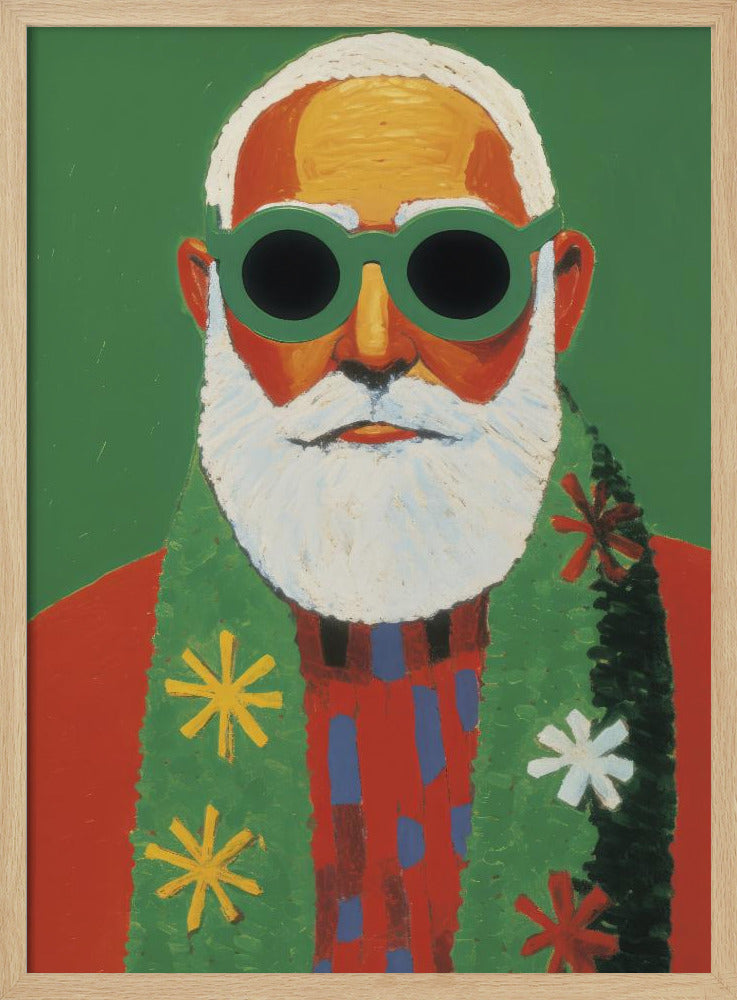 Zonnige Kerstman-stijl | Poster