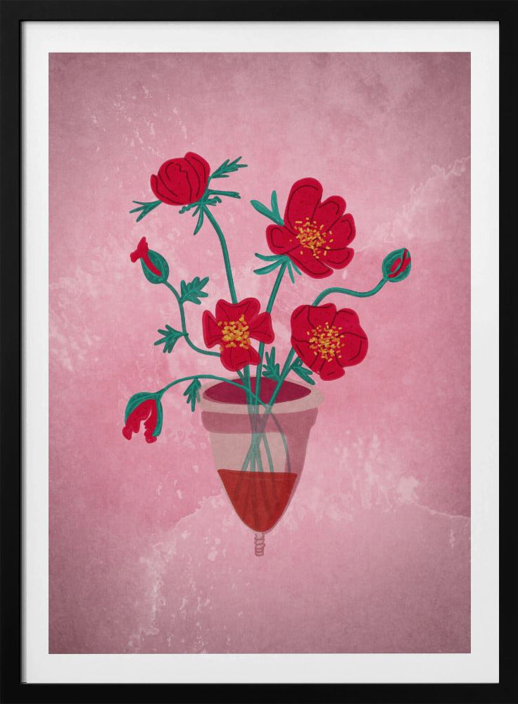 Cup of flowers | Poster