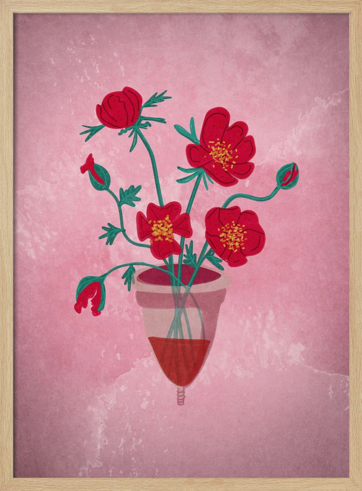 Cup of flowers | Poster