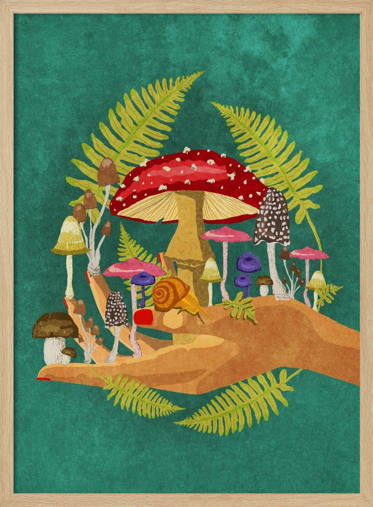 Mijn Paddenstoelenkosmos | Poster