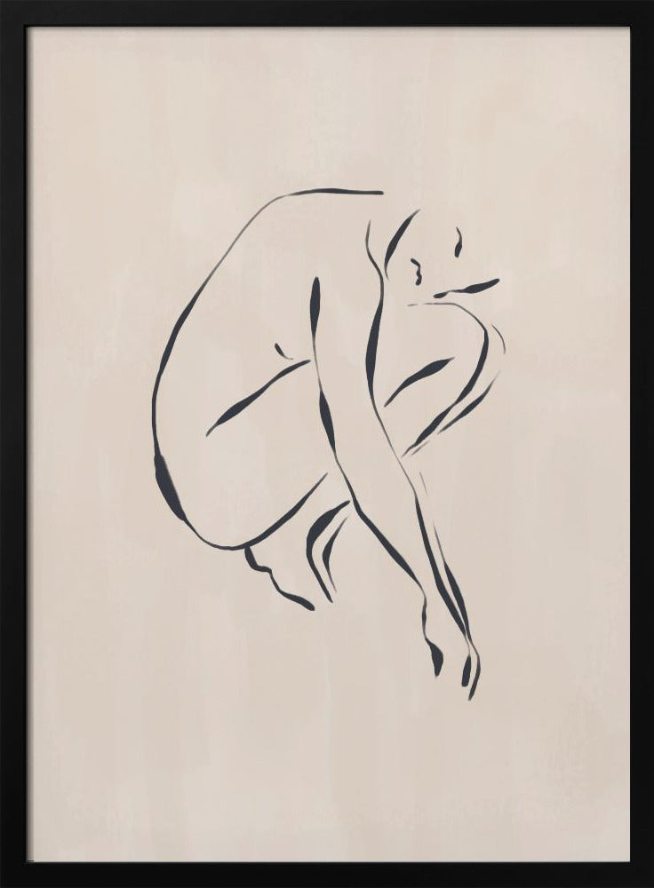 Sitting Contemplating | Poster