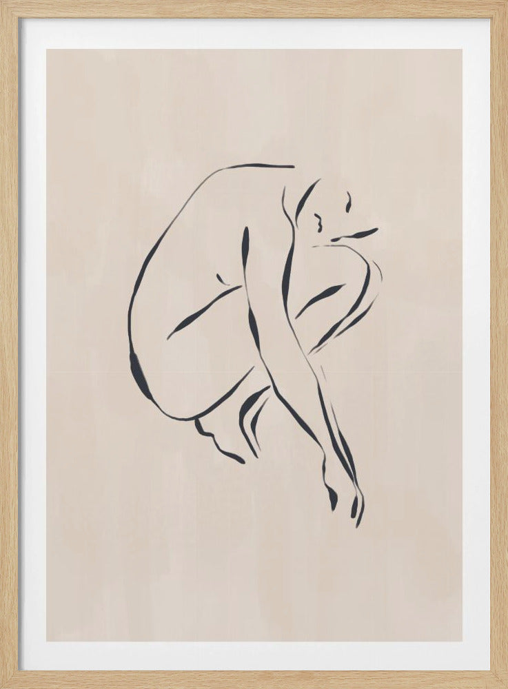 Sitting Contemplating | Poster