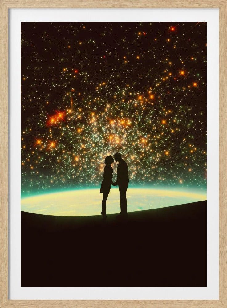 Een kosmische kus | Poster