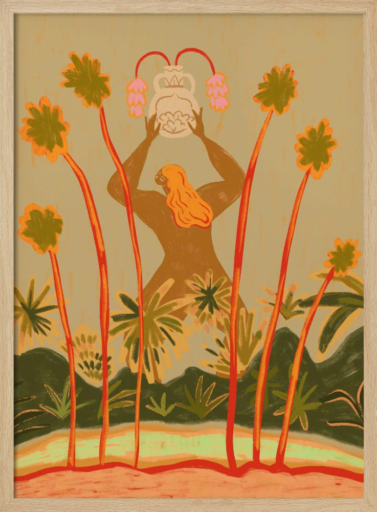 Achter de bomen | Poster