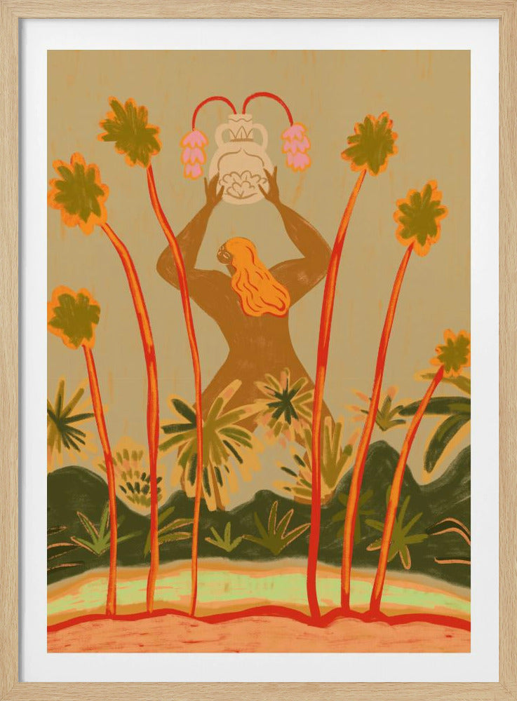 Achter de bomen | Poster