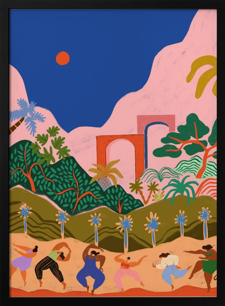 Dansen in het paradijs | Poster