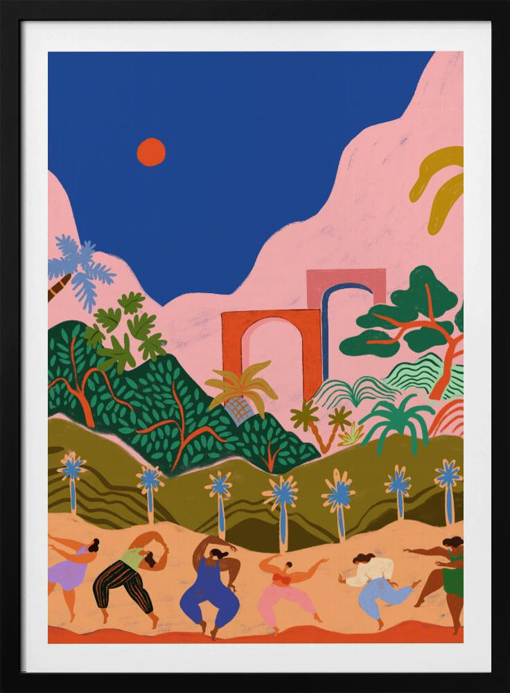 Dansen in het paradijs | Poster
