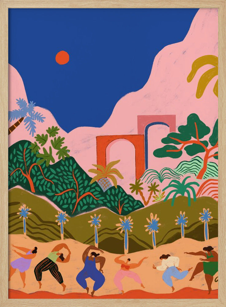 Dansen in het paradijs | Poster