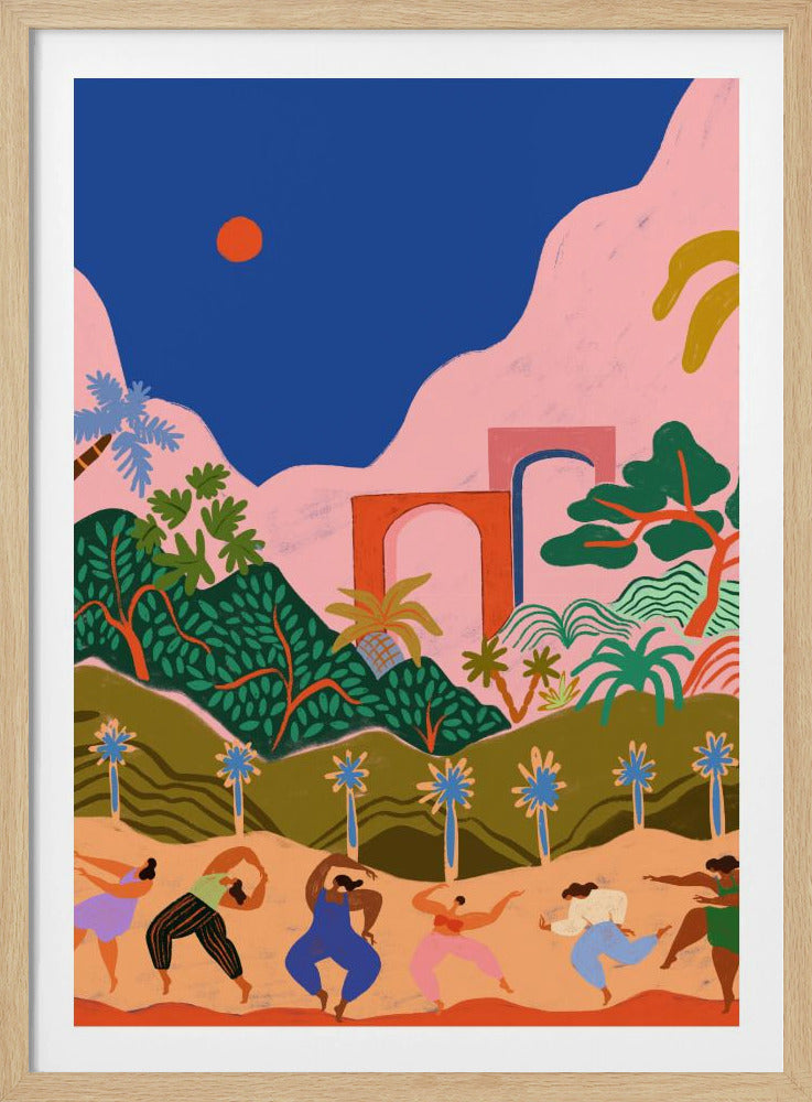 Dansen in het paradijs | Poster