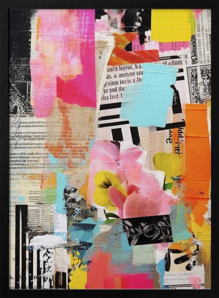 Urban Flower Collage | Poster