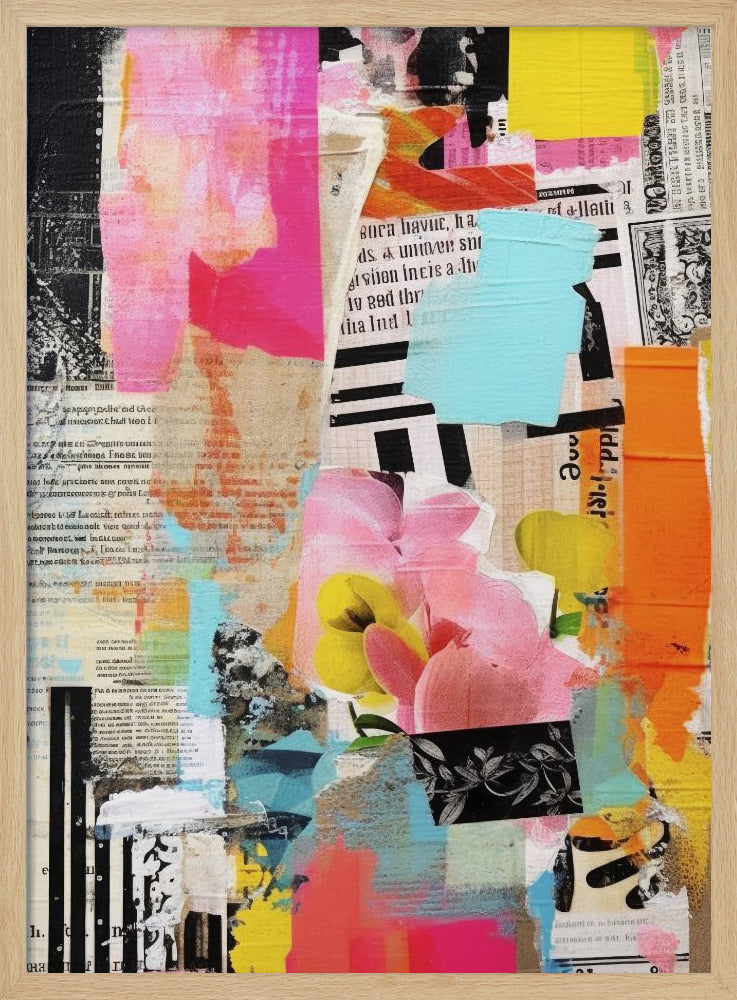 Urban Flower Collage | Poster