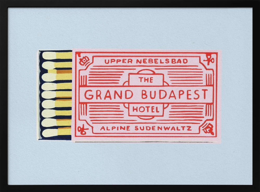 Poster van het Grand Budapest Hotel | Poster