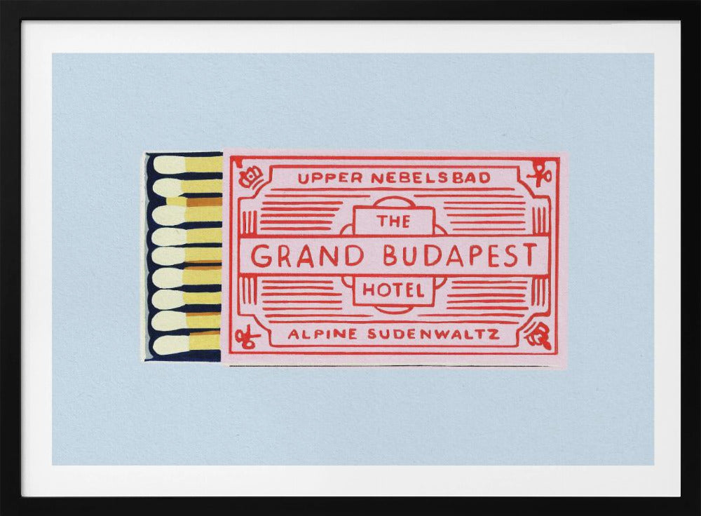 Poster van het Grand Budapest Hotel | Poster