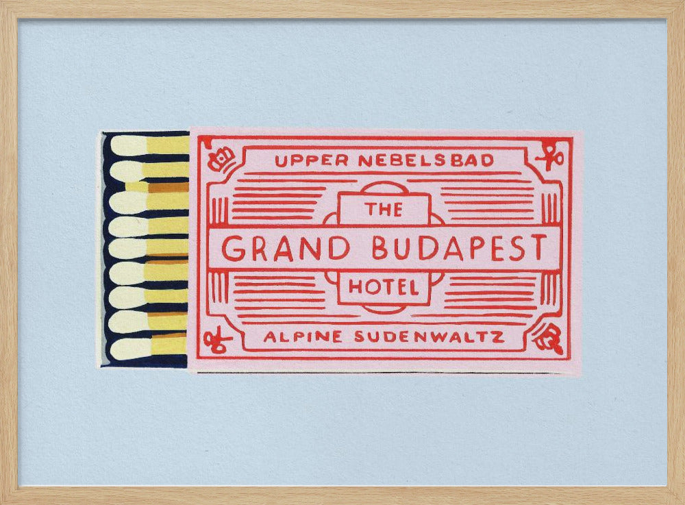 Poster van het Grand Budapest Hotel | Poster