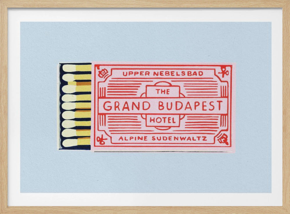 Poster van het Grand Budapest Hotel | Poster