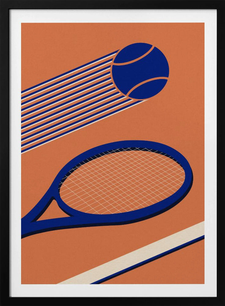 Tennis jaren 80 | Poster