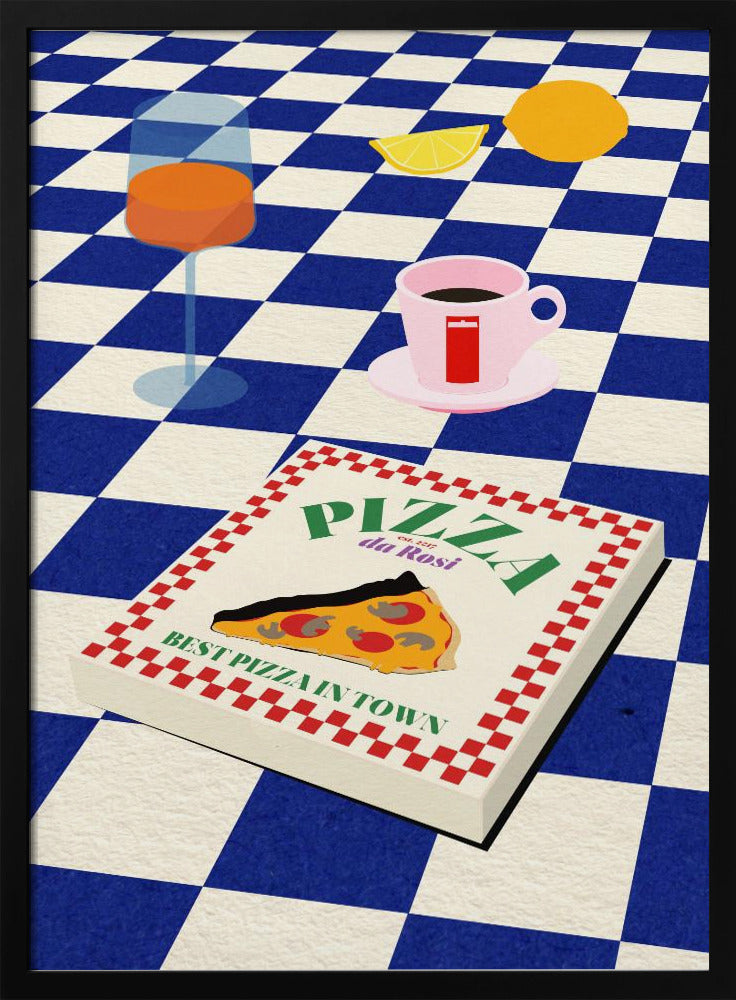 Het Italiaanse menu | Poster