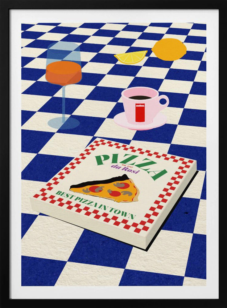 Het Italiaanse menu | Poster
