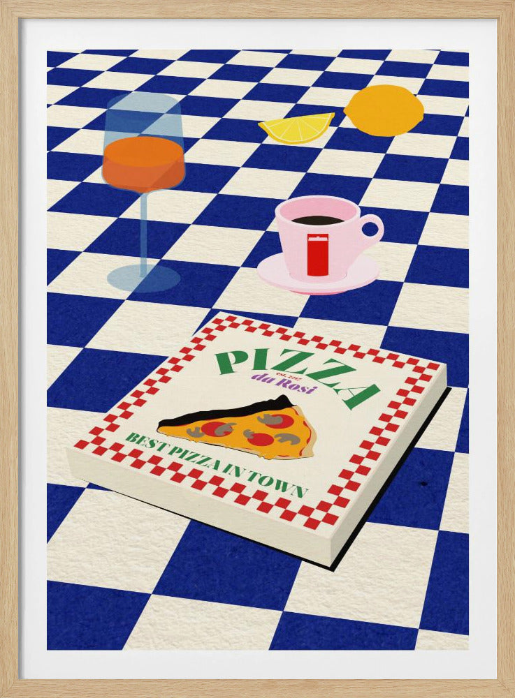 Het Italiaanse menu | Poster