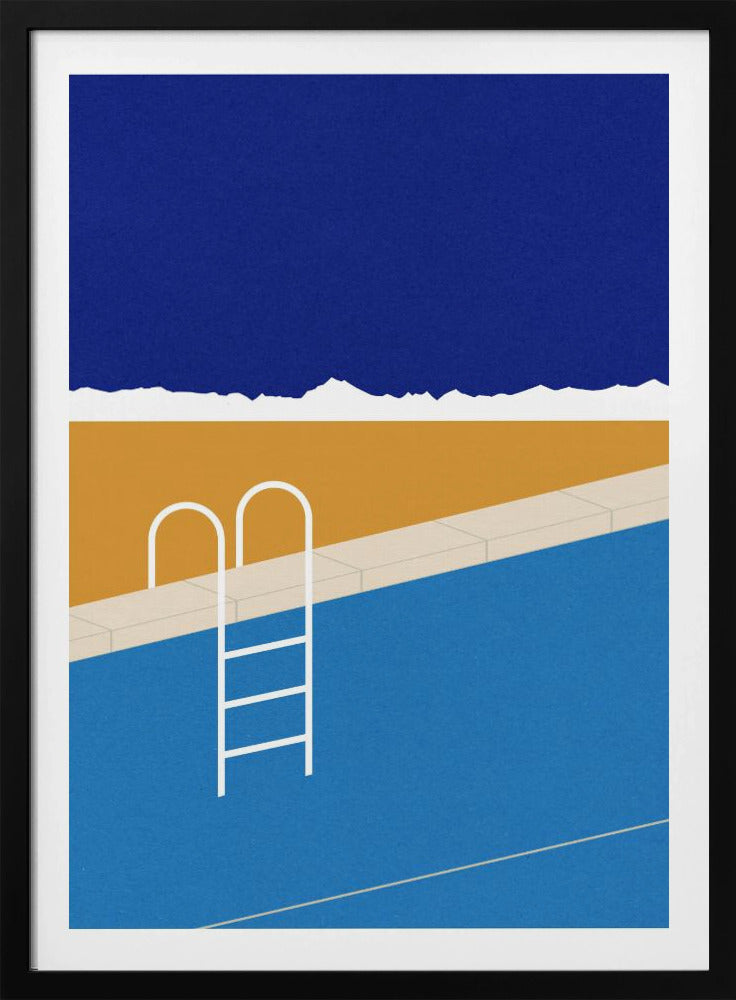 Woestijnzwembad | Poster