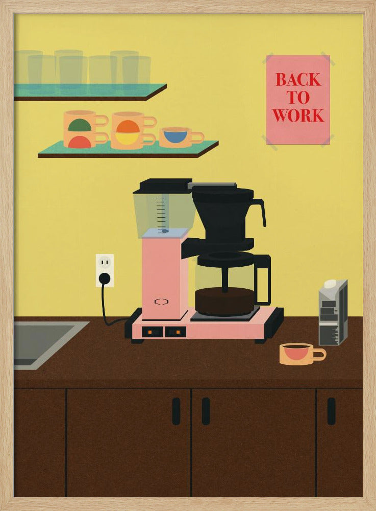 Terug aan het werk | Poster