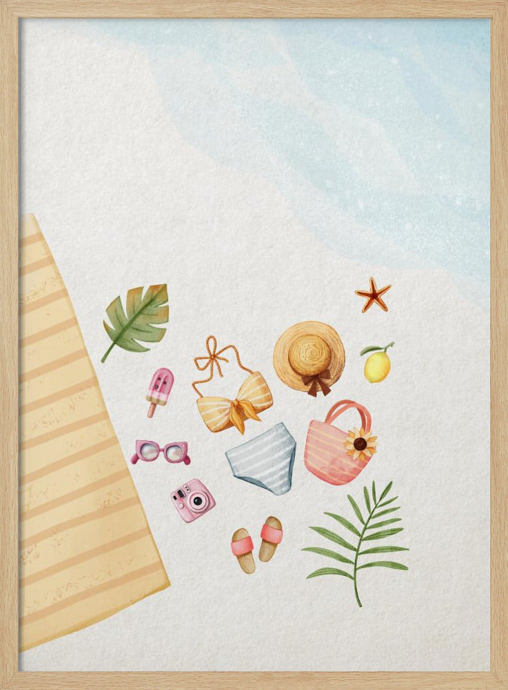 Coole zomerbadkleding | Poster