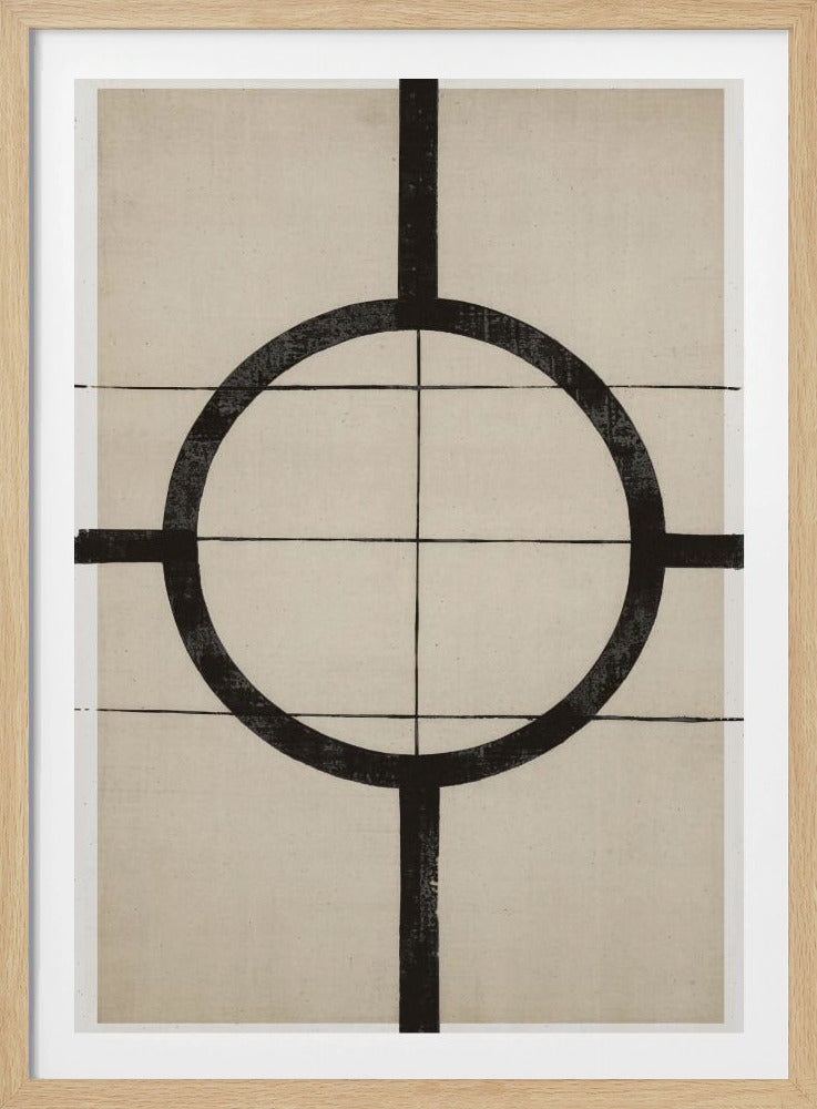 Cirkelvormige kruising | Poster