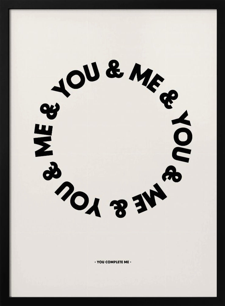 Jij maakt mij compleet | Poster
