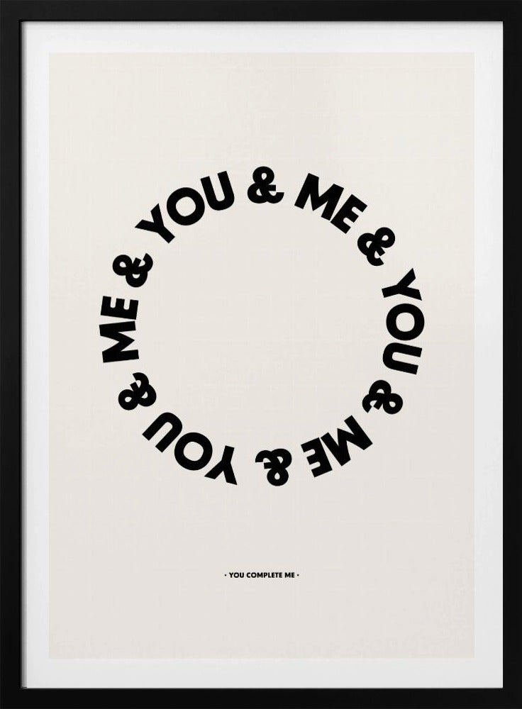 Jij maakt mij compleet | Poster