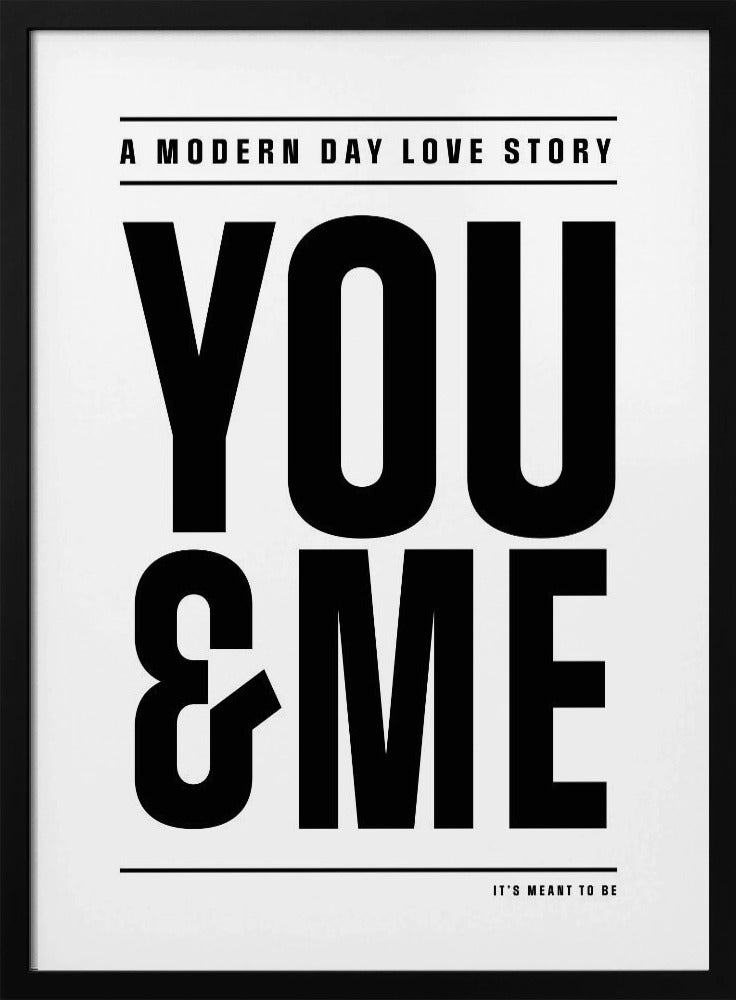 Modern liefdesverhaal | Poster