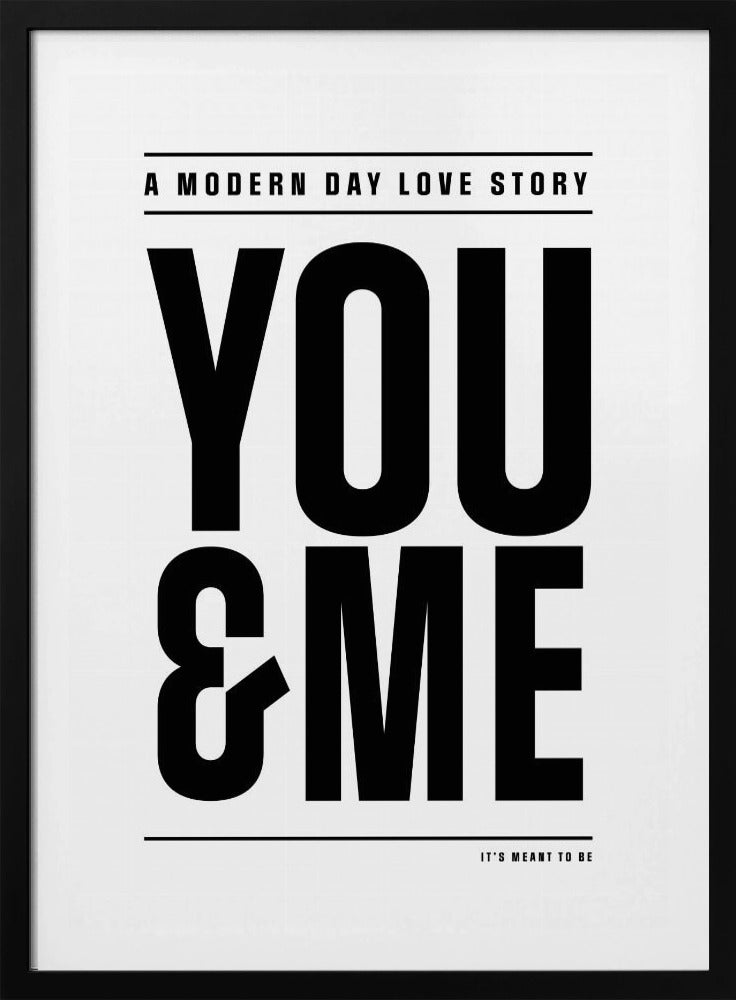 Modern liefdesverhaal | Poster