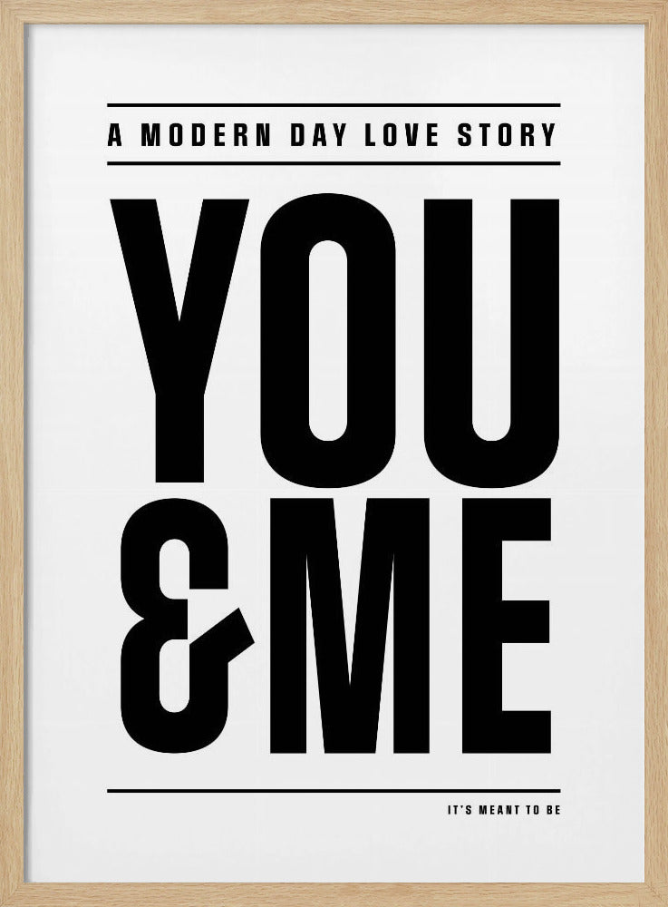 Modern liefdesverhaal | Poster