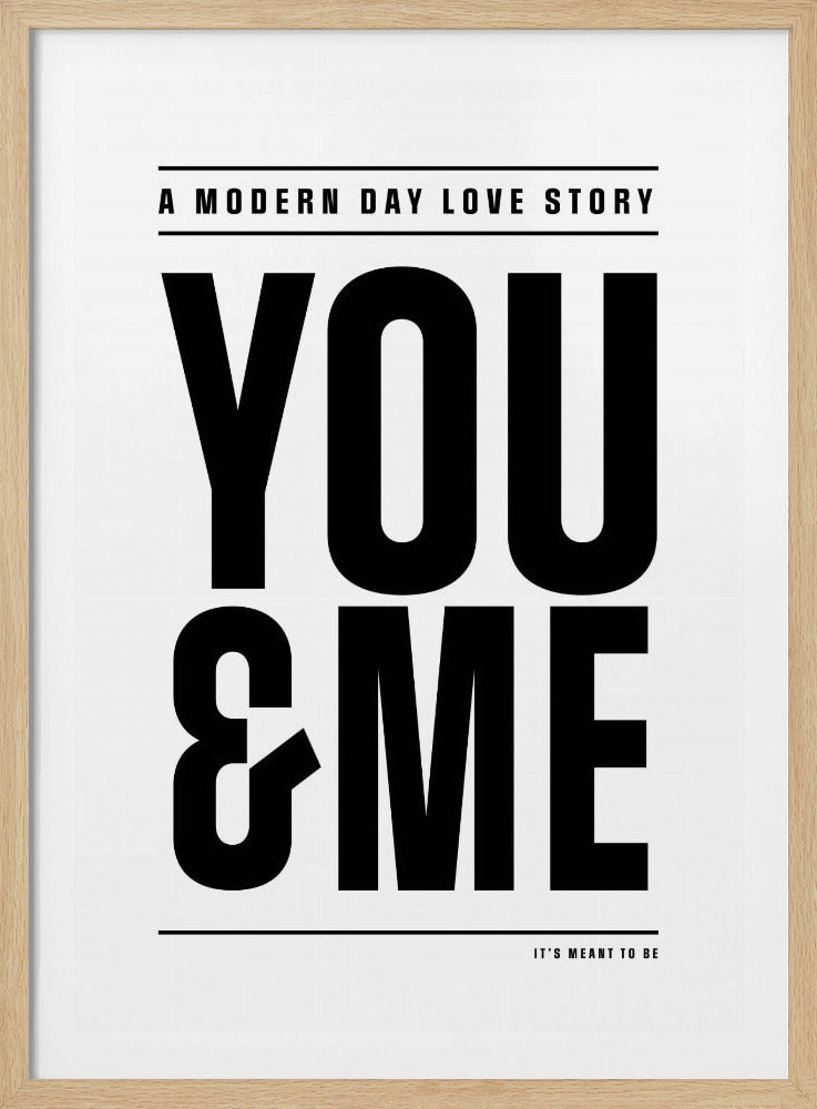 Modern liefdesverhaal | Poster