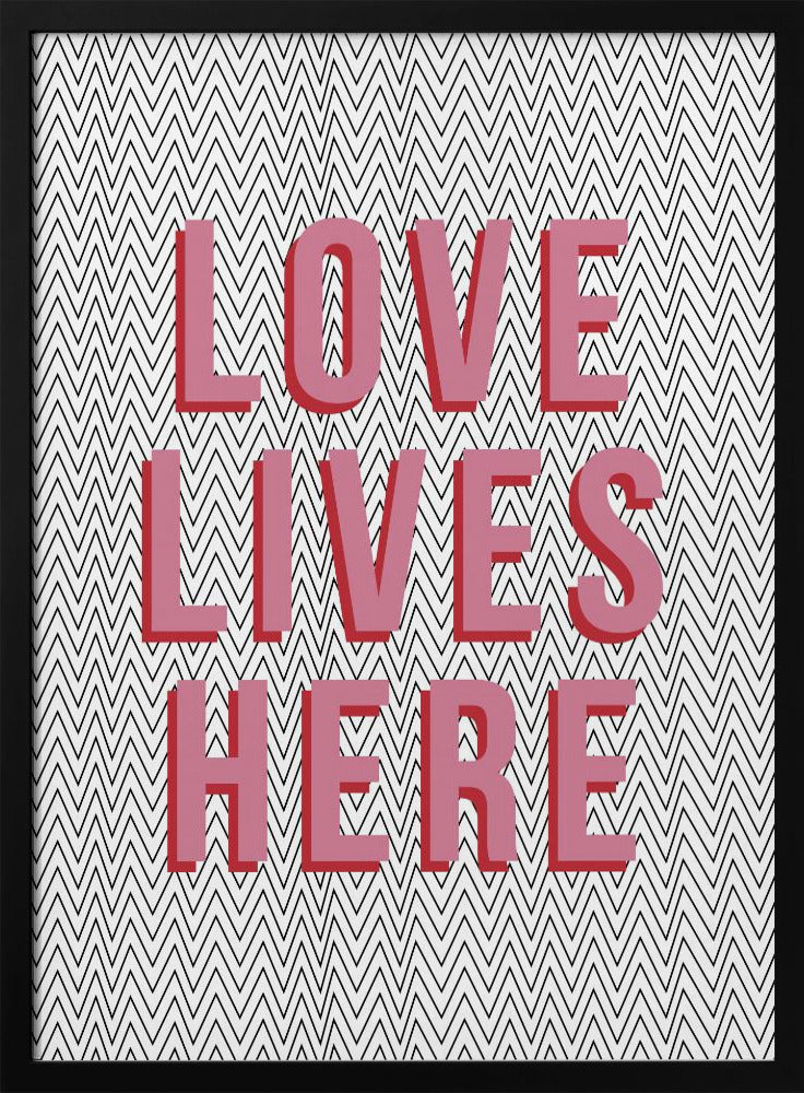 Liefde woont hier | Poster