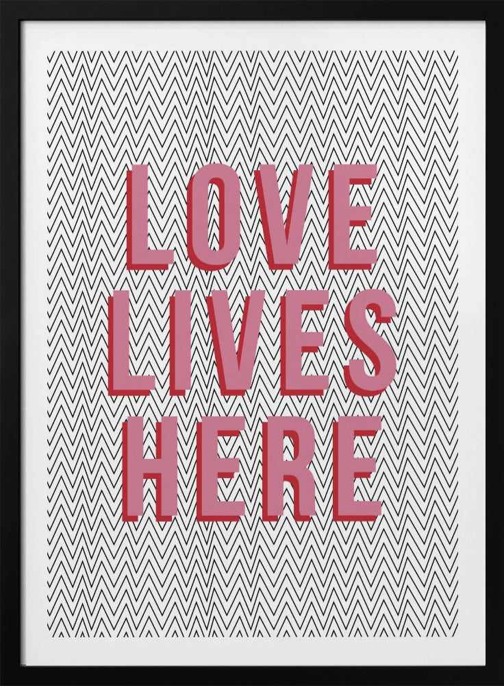Liefde woont hier | Poster