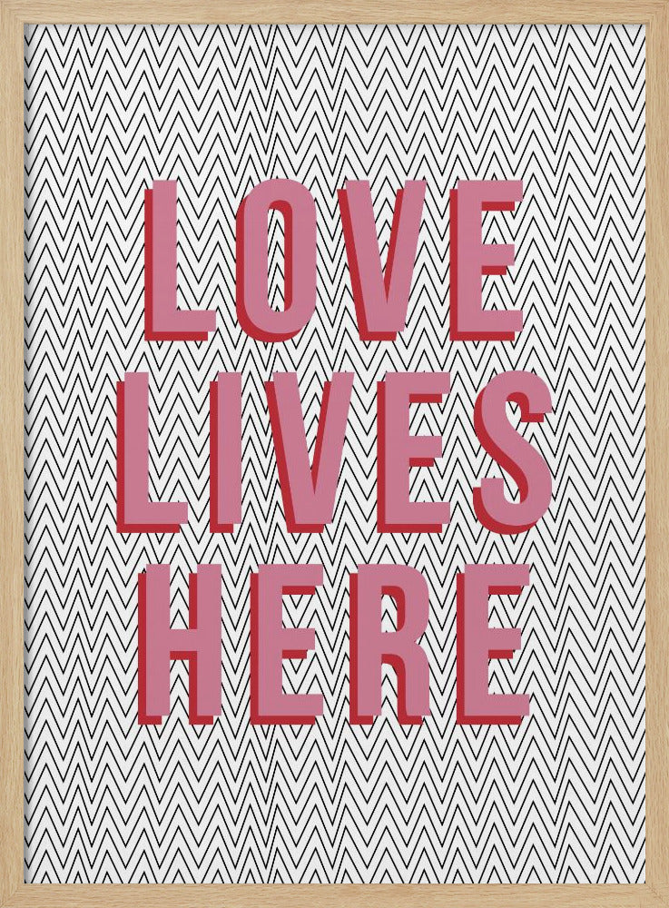 Liefde woont hier | Poster