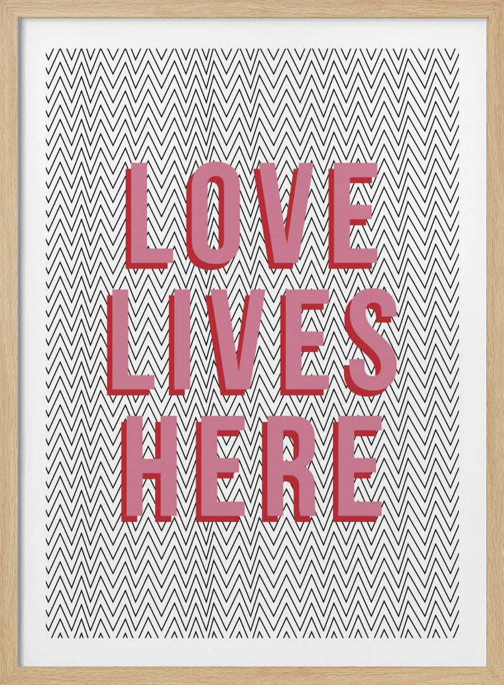 Liefde woont hier | Poster