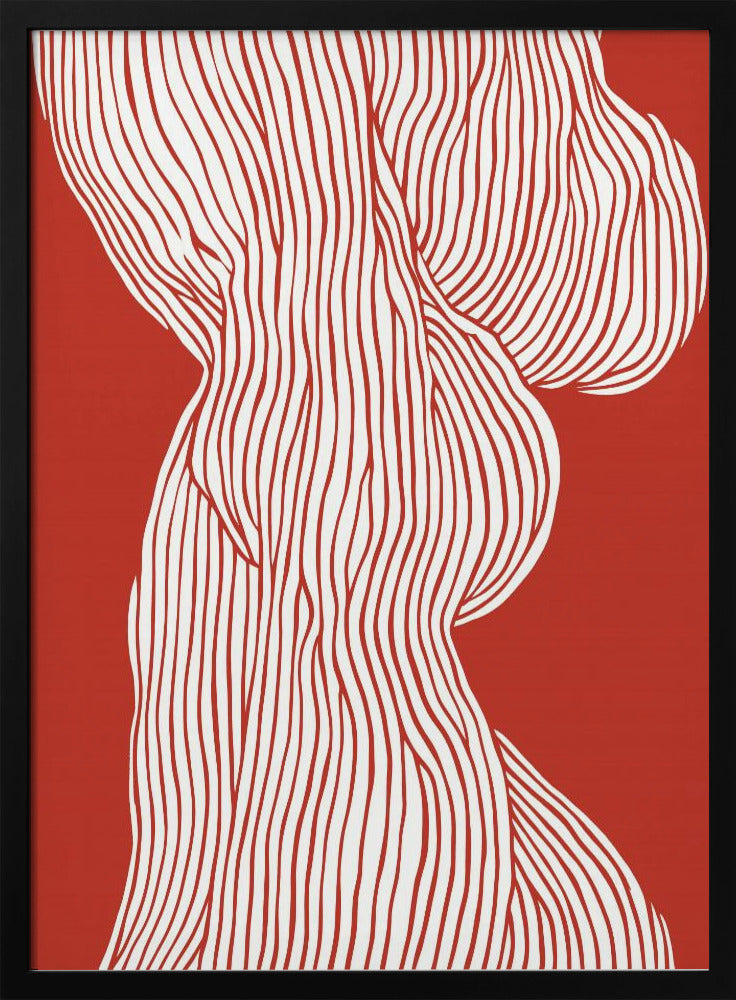Vloeiende contouren | Poster