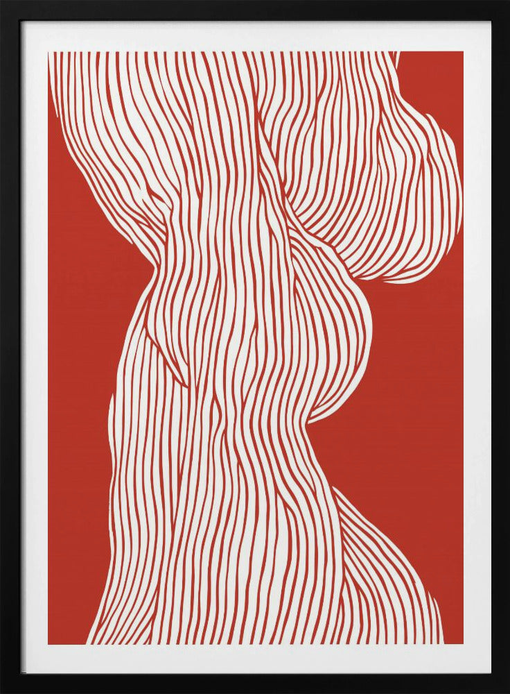 Vloeiende contouren | Poster