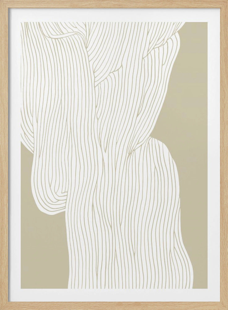 Vloeiende lijnharmonie | Poster