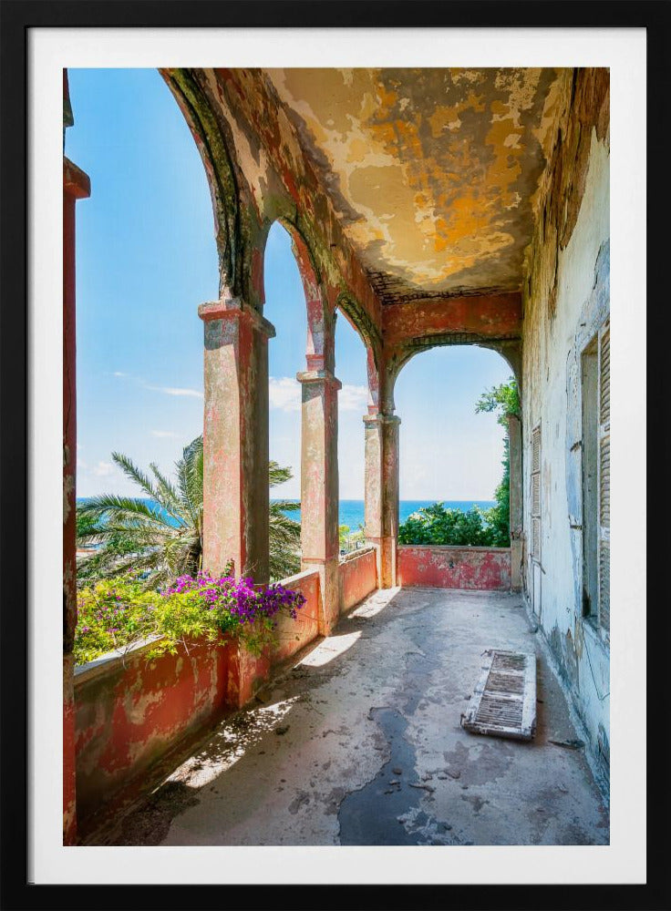 Tropisch balkon | Poster