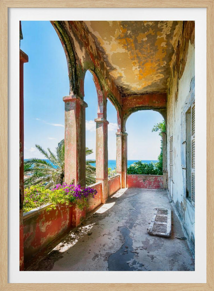 Tropisch balkon | Poster