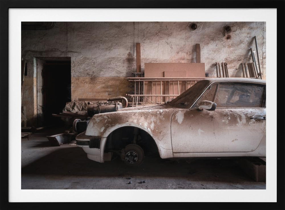 Stoffige Porsche | Poster
