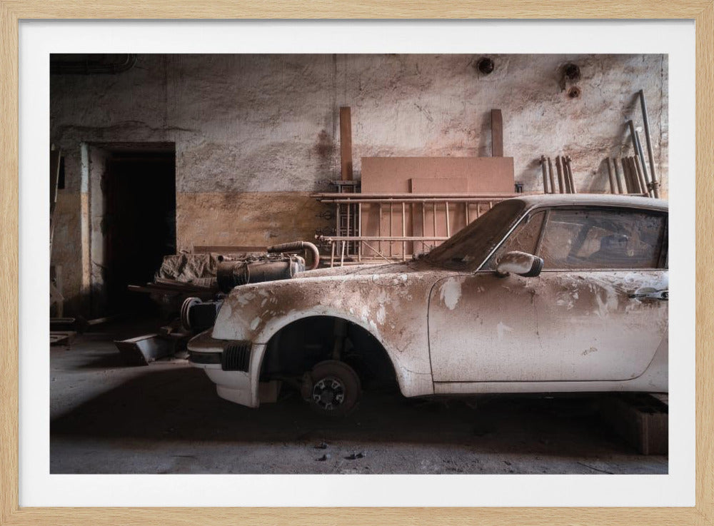 Stoffige Porsche | Poster