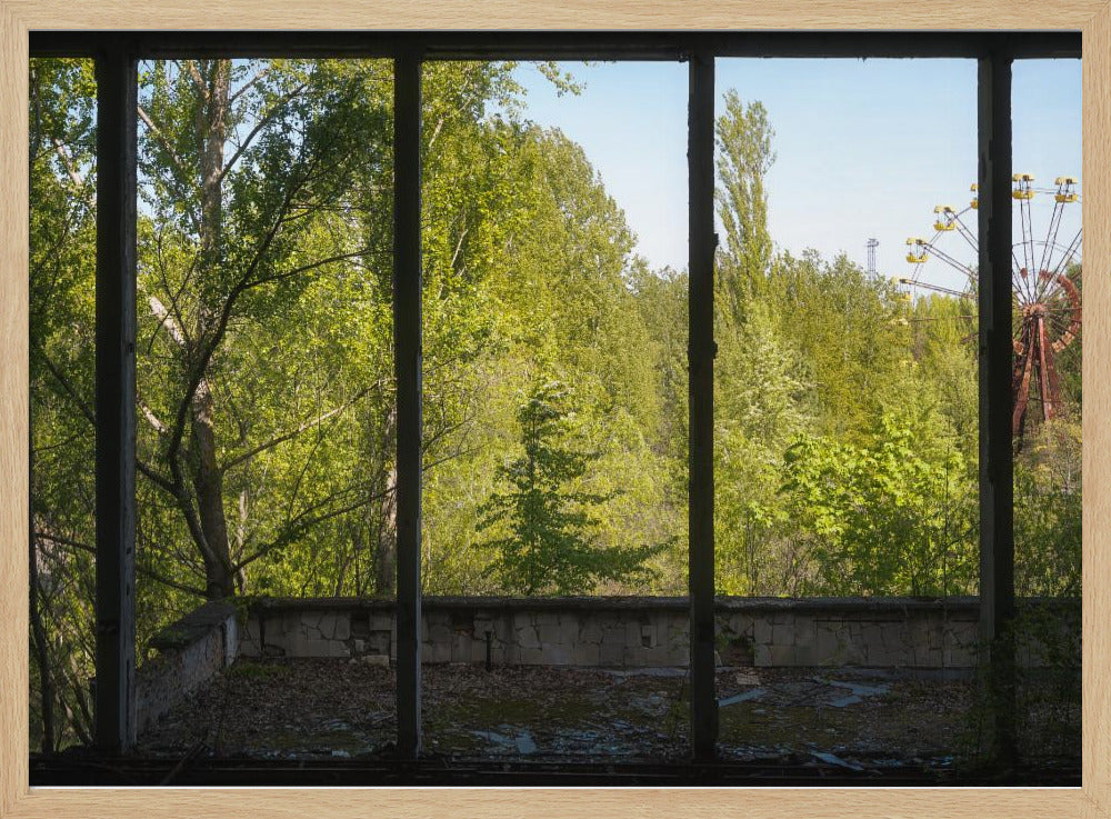 Reuzenrad in Pripjat Tsjernobyl | Poster
