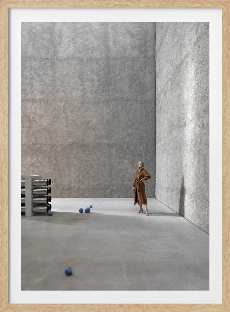 Poseren op beton | Poster