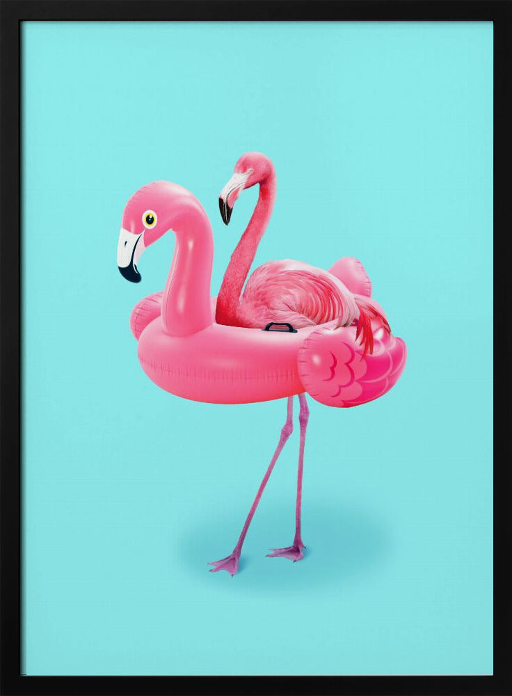 Flamingo op Resort | Poster