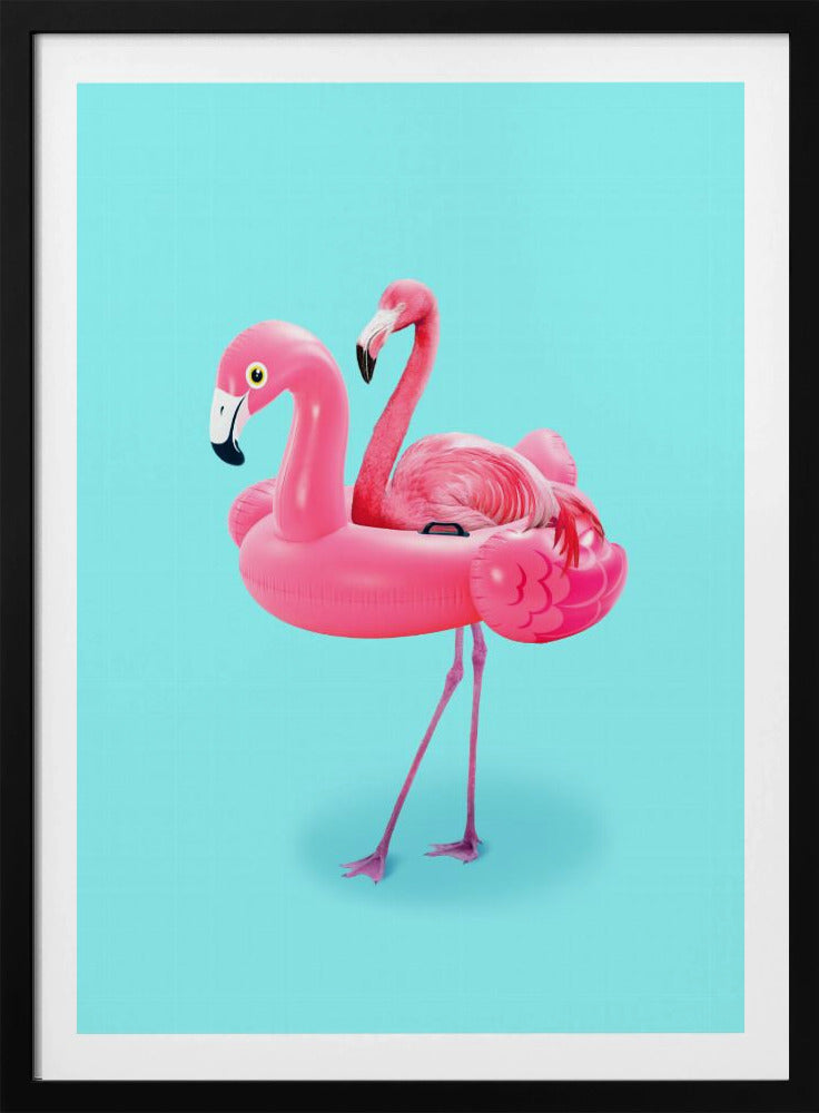 Flamingo op Resort | Poster