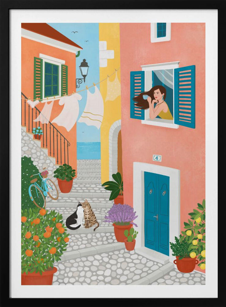 Zondagochtend in de Provence | Poster